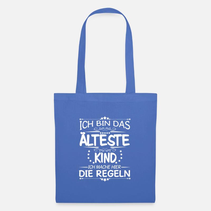 Das älteste Kind Ich mache hier die Regeln - Stoffbeutel - Hellblau
