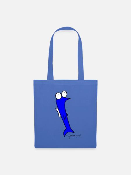Plötzfisch - Piscis Rutilus - Stoffbeutel - Hellblau