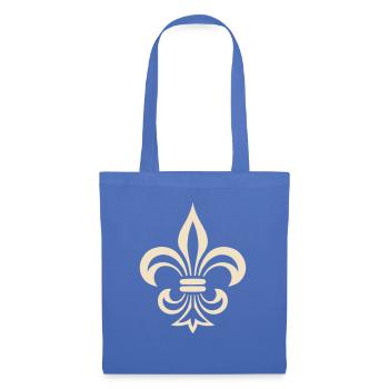 Fleur de Lys - Stoffbeutel - Hellblau - Vorne