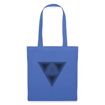 Optical illusion (Hipster Dreick) B&w Art - Stoffbeutel - Hellblau - Vorne