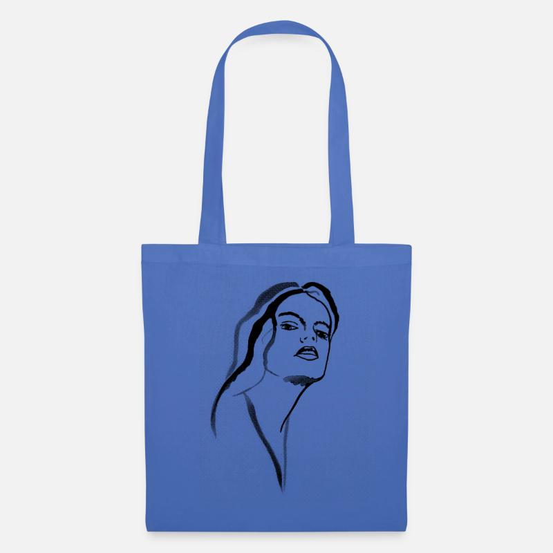 Retro Goddess - verleiht Superkräfte! - Stoffbeutel - Hellblau