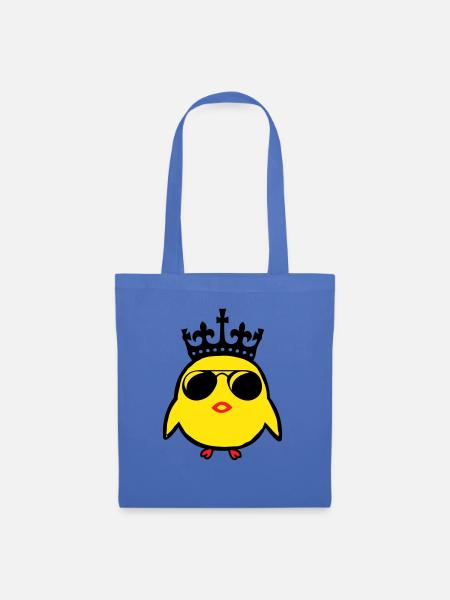 king kücken - Stoffbeutel - Hellblau