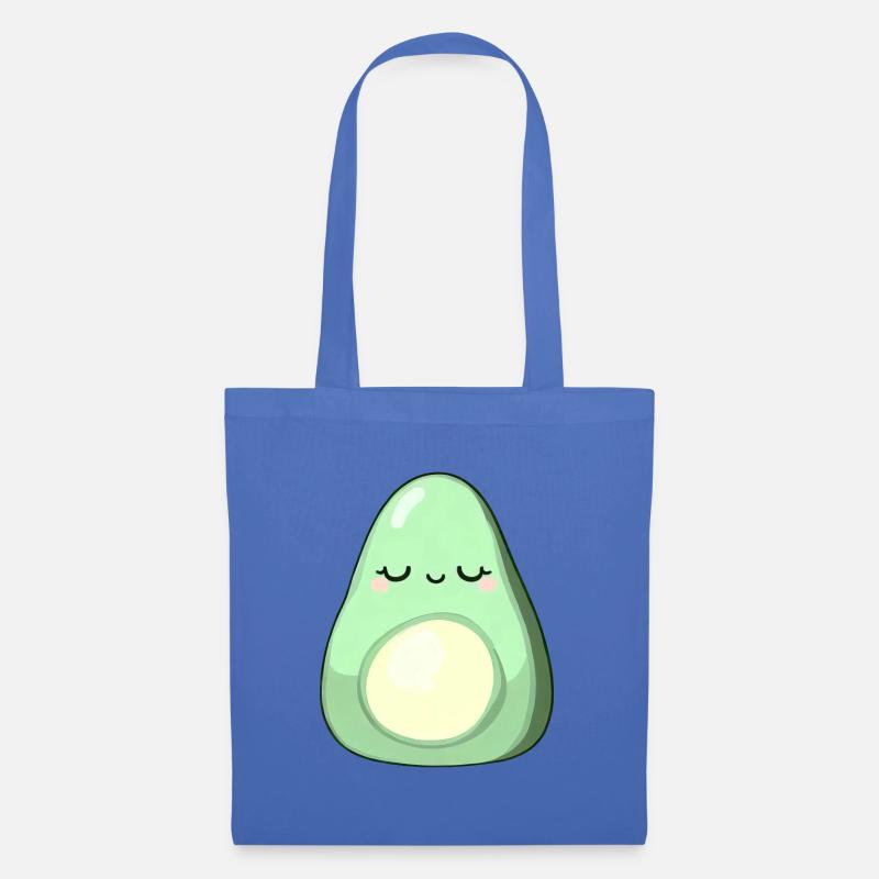 Chillende Avocado - Stoffbeutel - Hellblau
