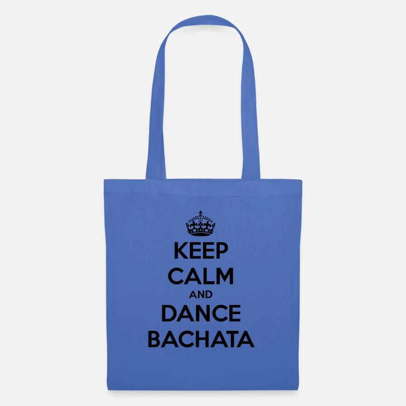 Keep calm and dance Bachata - Stoffbeutel - Hellblau