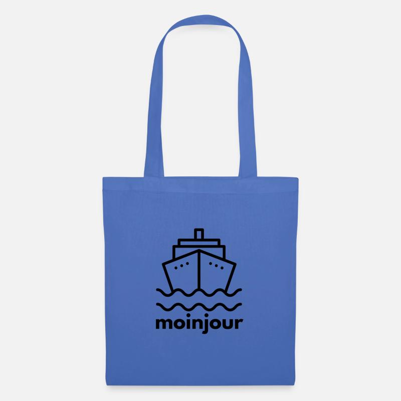 Schiff Moin - MoinJour - Stoffbeutel - Hellblau