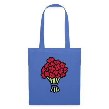 Bouquet 3 - Tote Bag - light blue - Front