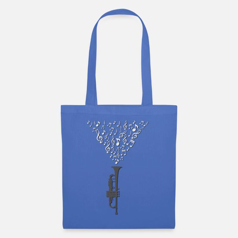 Trompete Geschenktrompete - Stoffbeutel - Hellblau