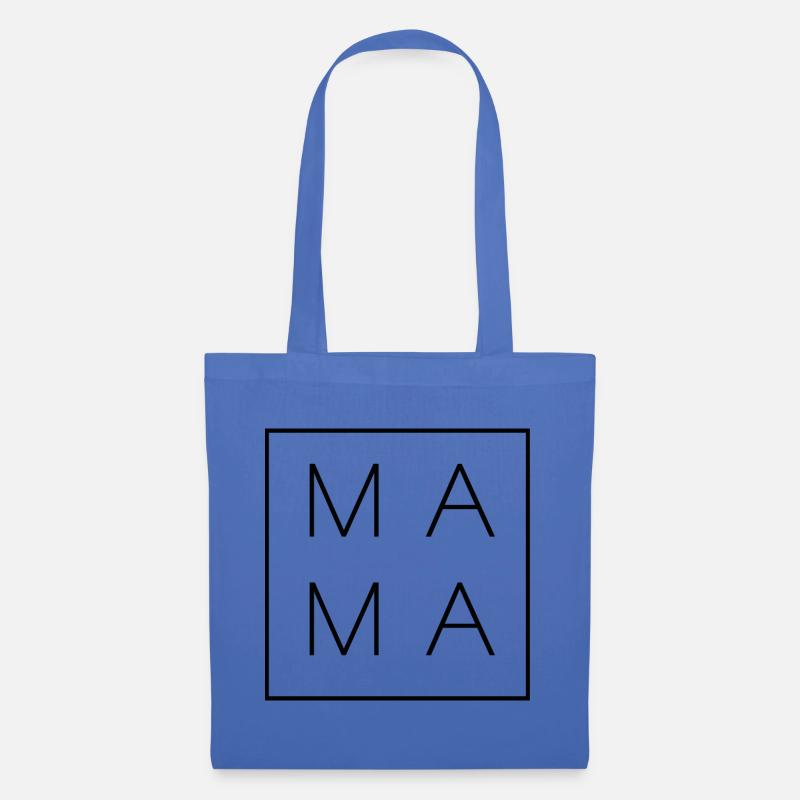 Mama | Brief Print | Best Mom | Tooles Geschenk - Stoffbeutel - Hellblau