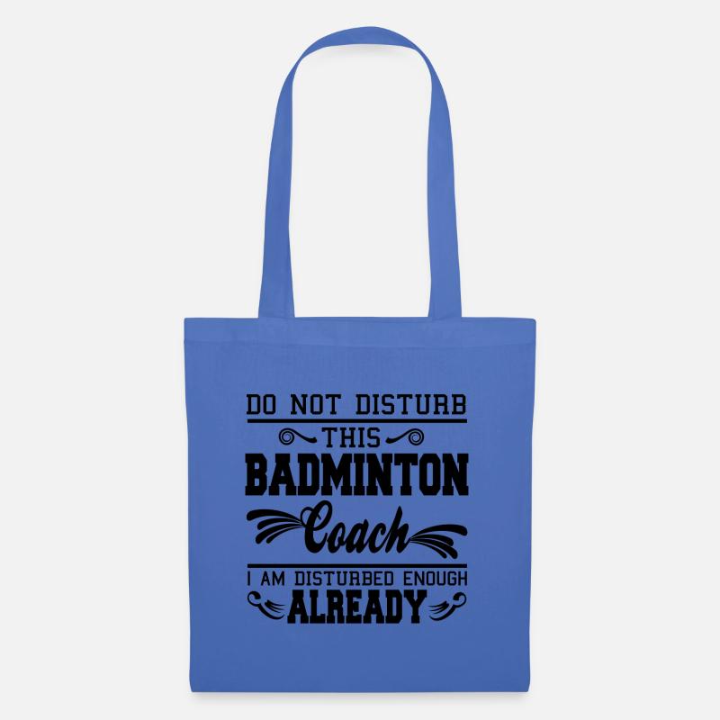 Badminton - Stoffbeutel - Hellblau