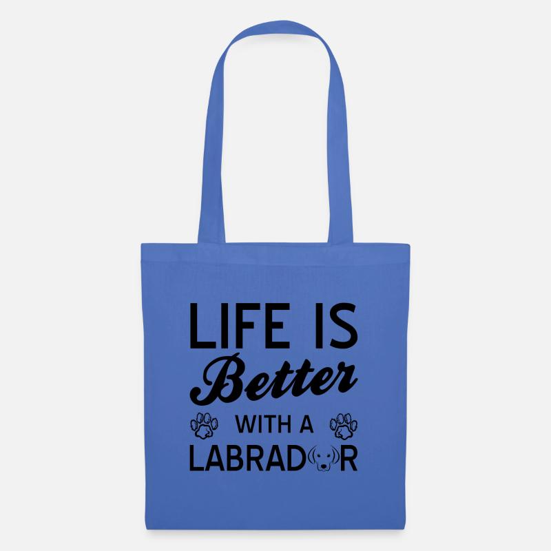 Labrador - Stoffbeutel - Hellblau