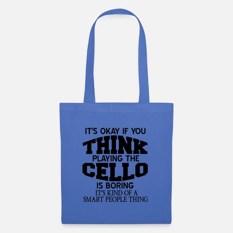 Cello - Stoffbeutel - Hellblau