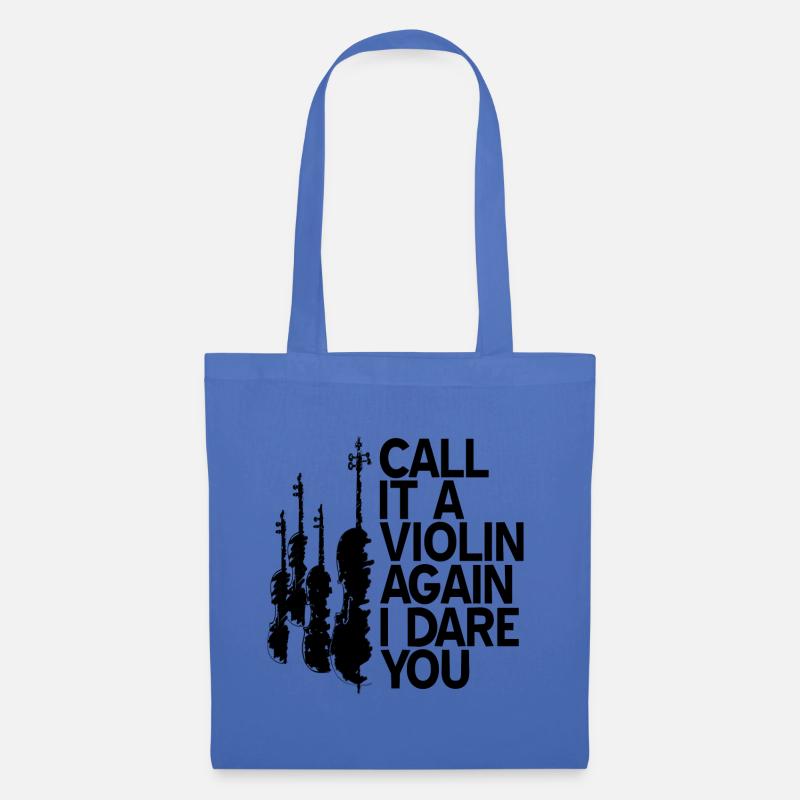 Violoncelle - Sac en tissu - bleu pâle