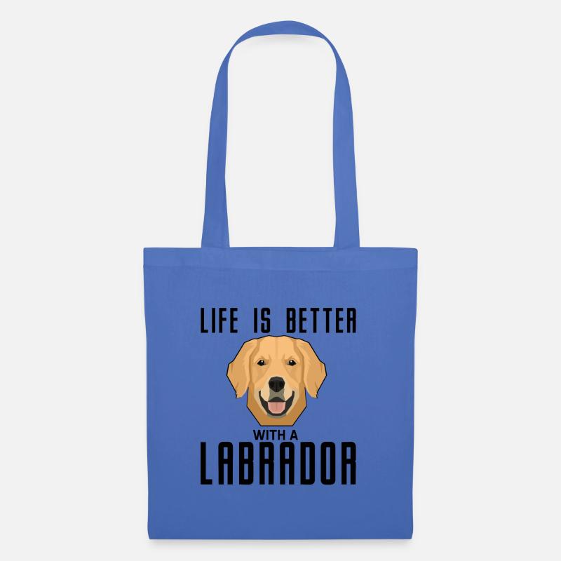 Labrador - Stoffbeutel - Hellblau