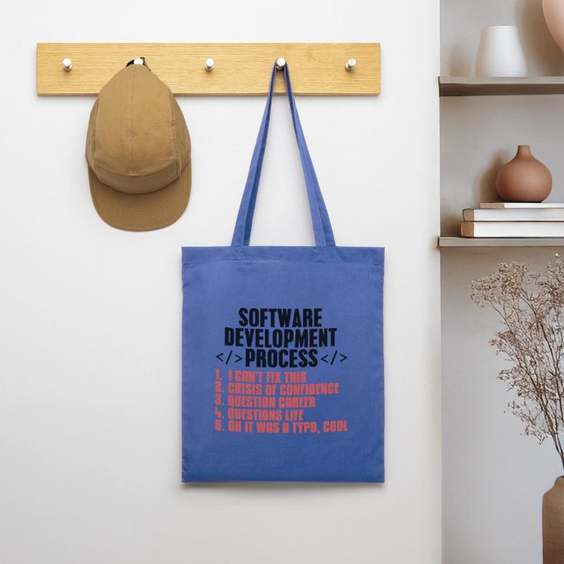 Programmierer Coder Softwareentwickler Geschenk Stoffbeutel