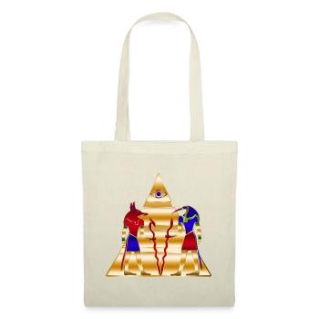 Pyramide antique des dieux égyptiens - Sac en tissu - nature - Devant