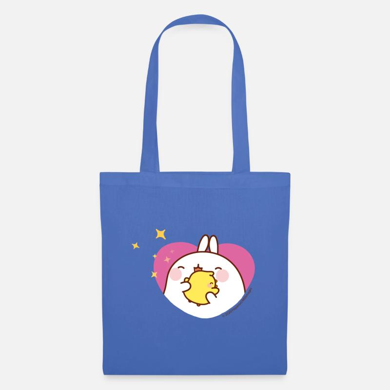 Molang Piu Piu Freundschaft - Stoffbeutel - Hellblau