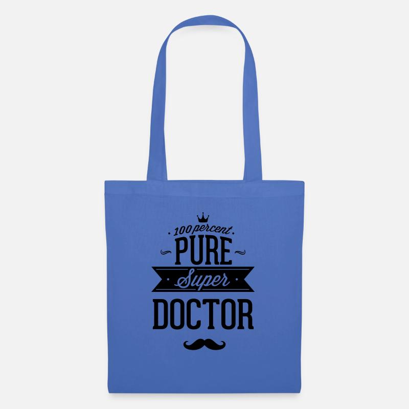 100% Doktor - Stoffbeutel - Hellblau