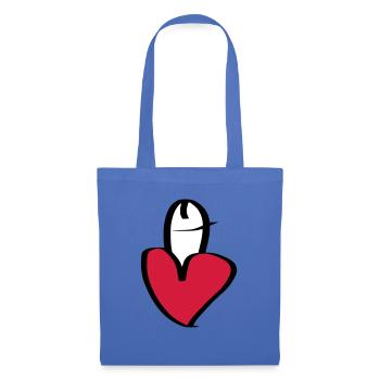J’aime les pénis - I love penises - Sac en tissu - bleu pâle - Devant