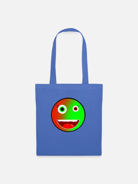 Verrückter Emoji für jedermann! - Stoffbeutel - Hellblau