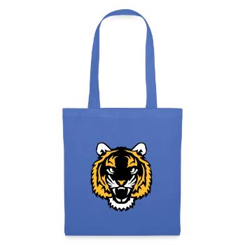tiger wild animal 28012 - Tote Bag - light blue - Front
