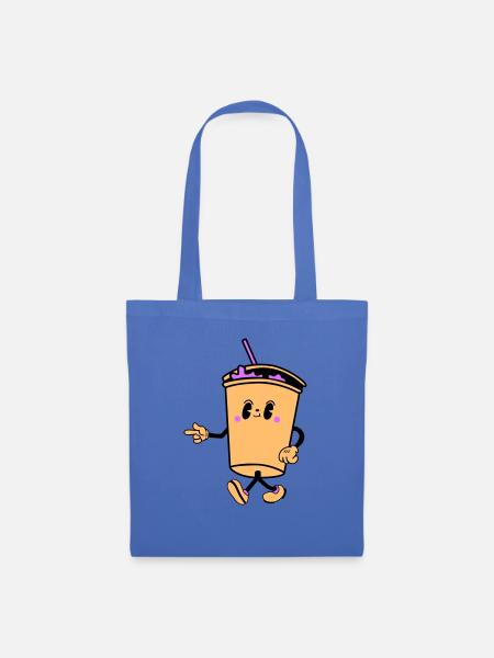 drink cartoon - Stoffbeutel - Hellblau