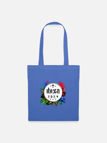 Ibiza 2024 Bunt - Stoffbeutel - Hellblau