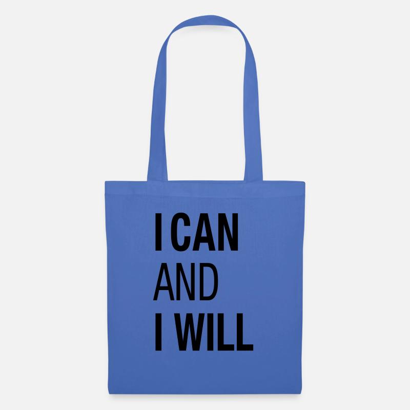 I Can And I WIll Do - Stoffbeutel - Hellblau