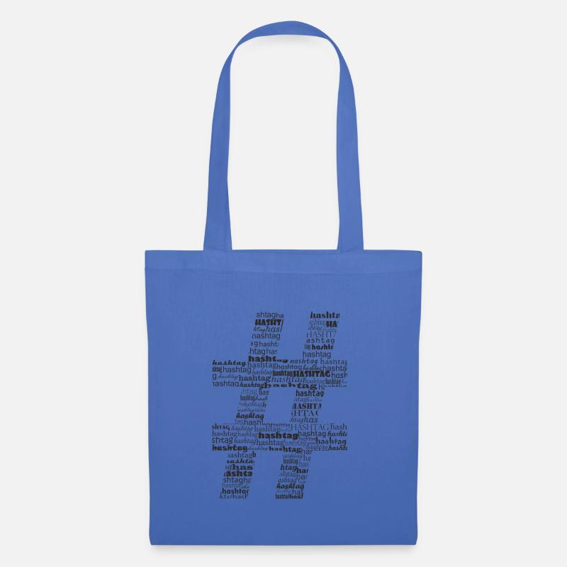 hashtag - Stoffbeutel - Hellblau