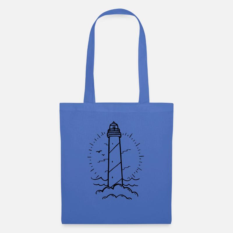 LEUCHTTURM TATTOO - Stoffbeutel - Hellblau