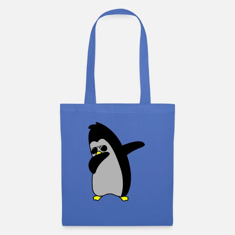 pinguin dabbing 02 - Stoffbeutel - Hellblau