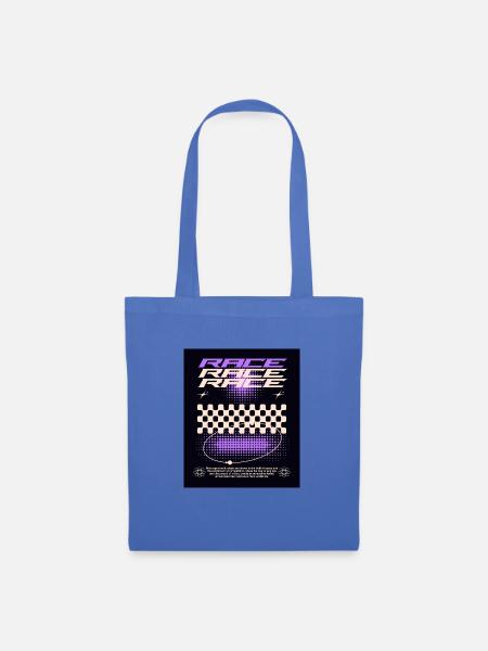 Race Design / Rennsport - Stoffbeutel - Hellblau
