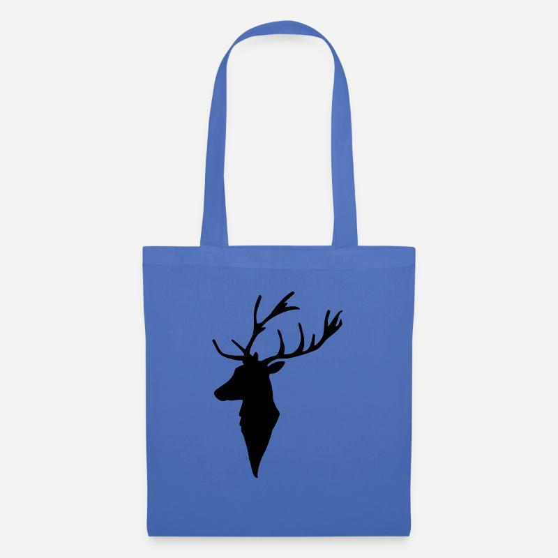 Hirsche - Stoffbeutel - Hellblau