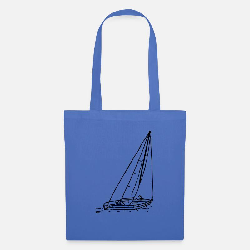 sailboat1 - Stoffbeutel - Hellblau