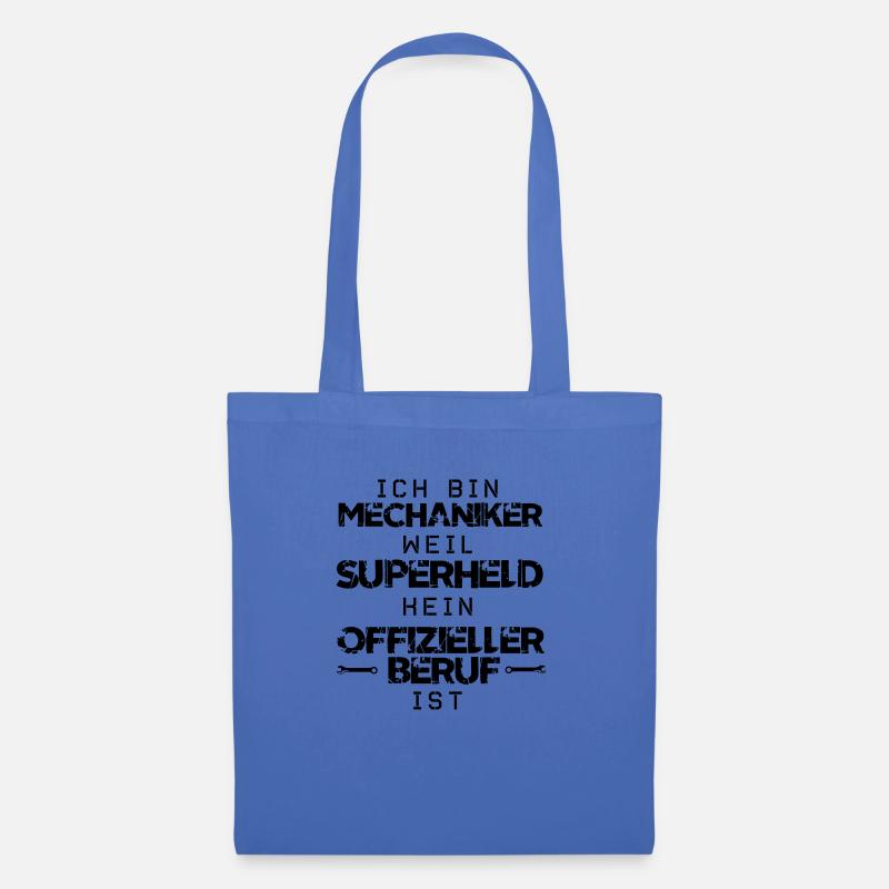 Mechaniker der Superheld - Stoffbeutel - Hellblau