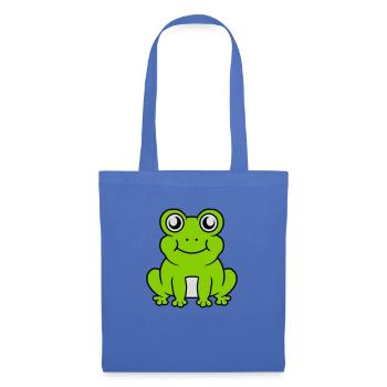 Small seated sweet frog - Tote Bag - light blue - Front