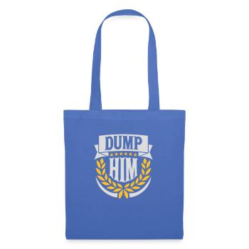 dump him Zitat Logo - Stoffbeutel - Hellblau - Vorne