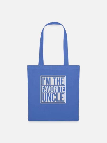 im the favorite uncle - Stoffbeutel - Hellblau