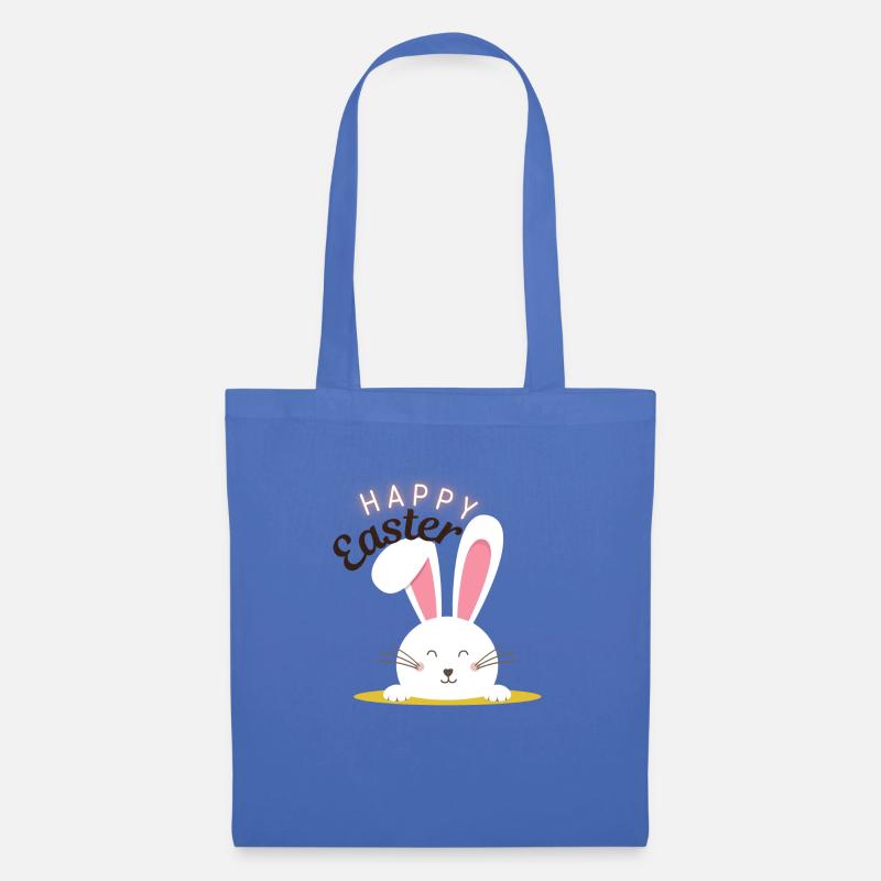 Happy Easter - Stoffbeutel - Hellblau
