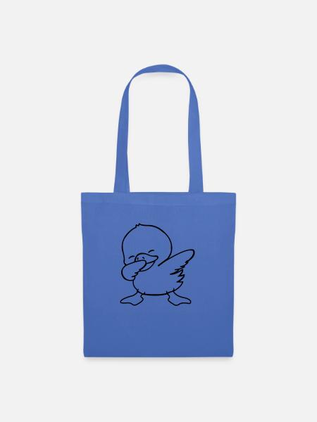 duck dabbing - Stoffbeutel - Hellblau