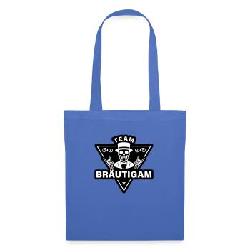 Team Groom Skeleton - Sac en tissu - bleu pâle - Devant