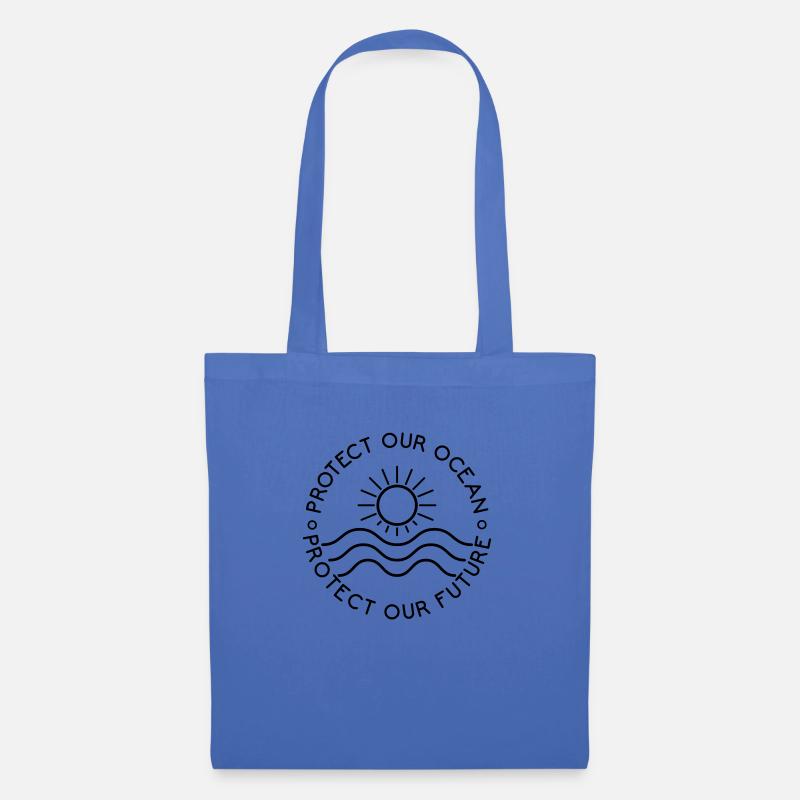 Protect our Oceans - Protect our Future - Stoffbeutel - Hellblau