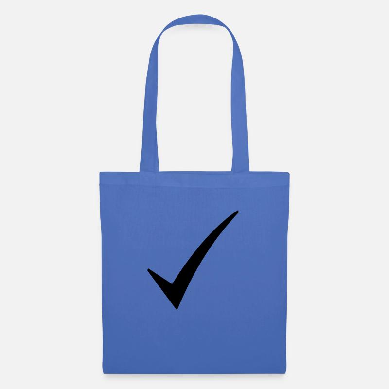check mark - Tote Bag - light blue