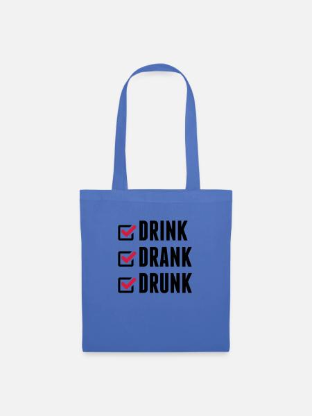 drink_drank_drunk_cc2 - Stoffbeutel - Hellblau
