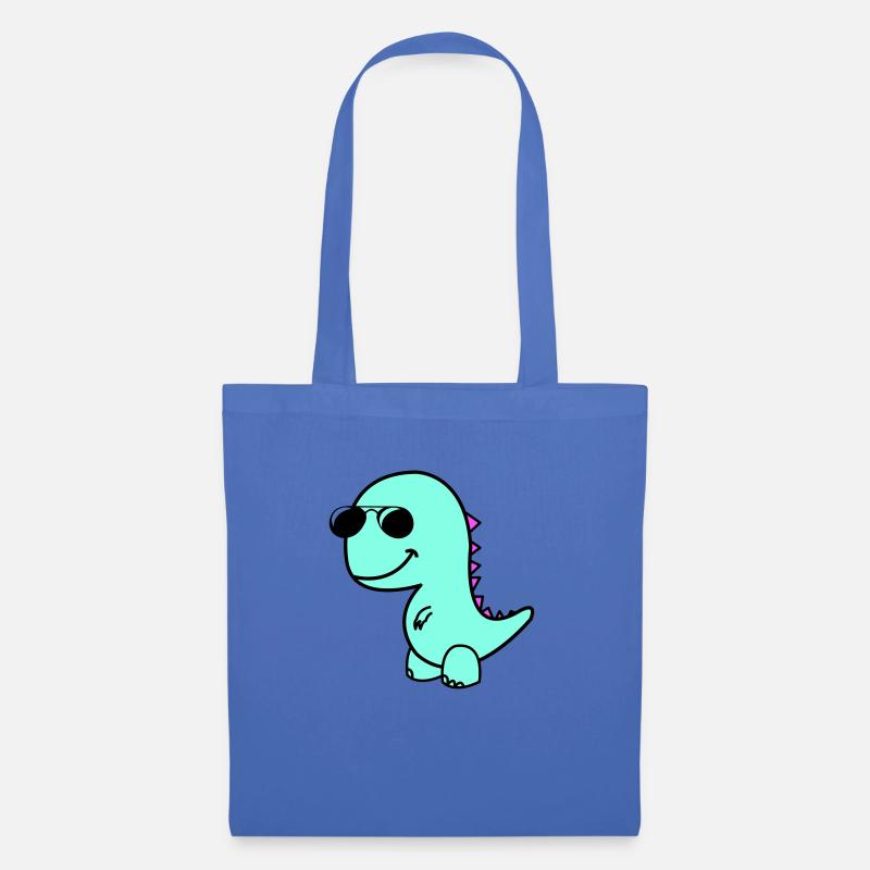 cool dino - Stoffbeutel - Hellblau