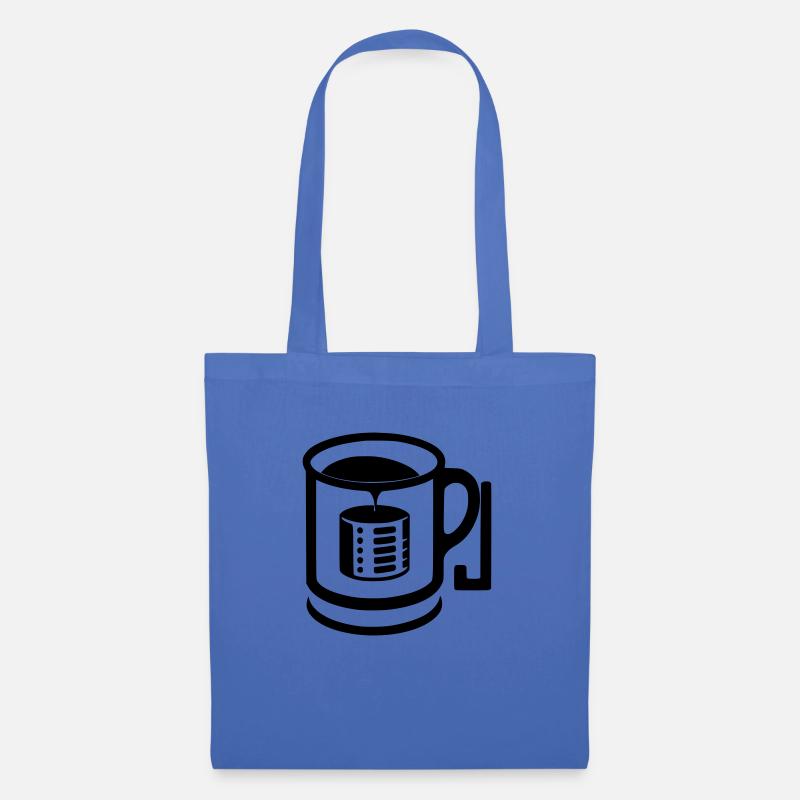 Kaffeebecher - Stoffbeutel - Hellblau
