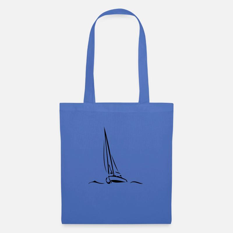 Segelboot - Stoffbeutel - Hellblau