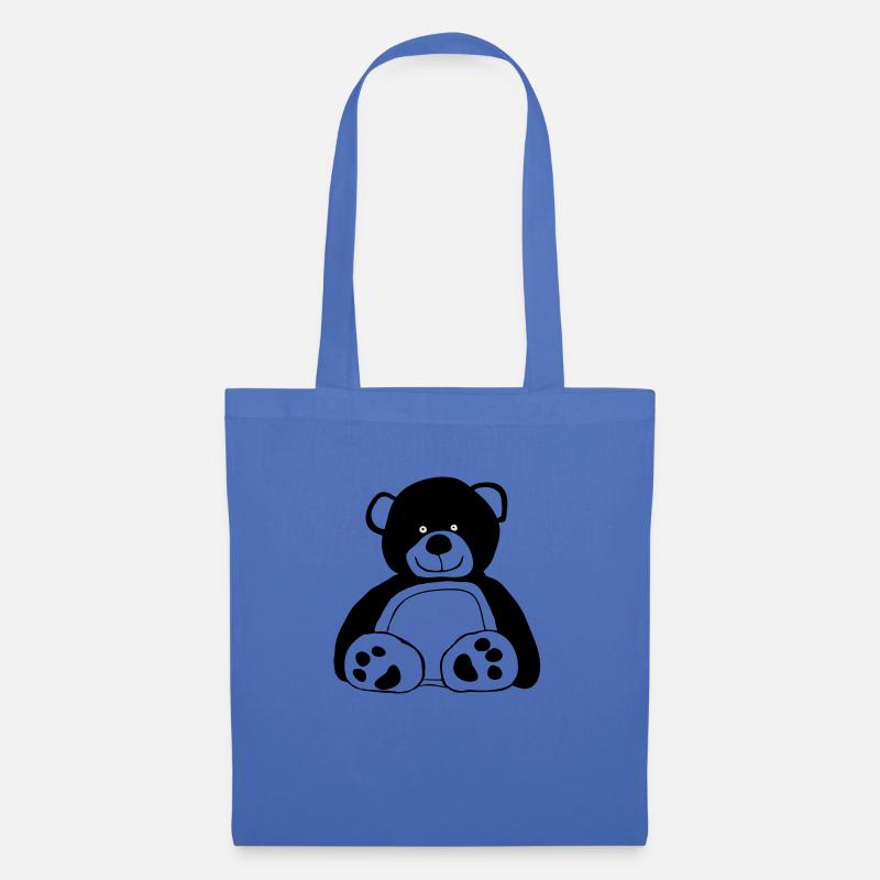 Teddybär - Stoffbeutel - Hellblau