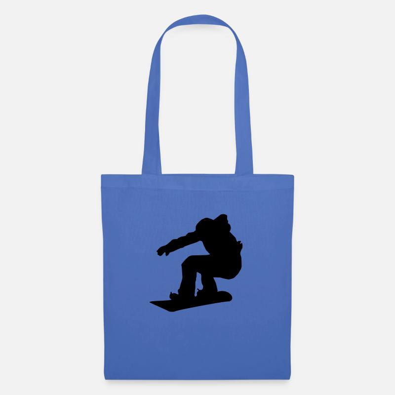 Snowboarder - Stoffbeutel - Hellblau