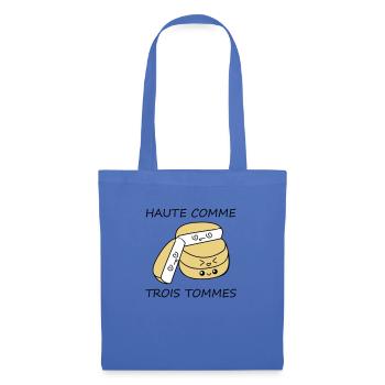 Haute comme trois tommes - Sac en tissu - bleu pâle - Devant