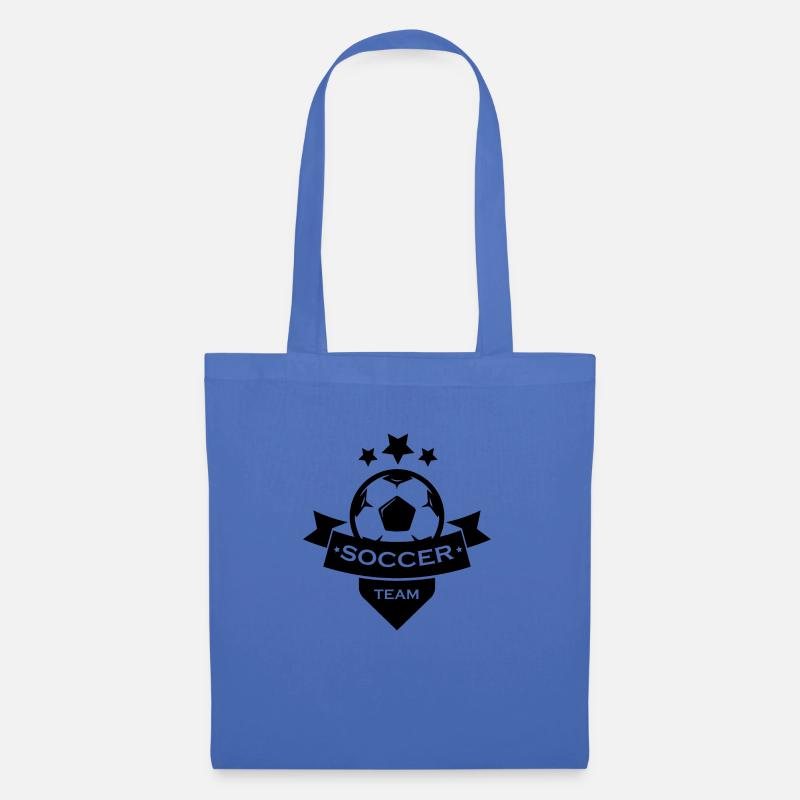 Fußball Soccer - Stoffbeutel - Hellblau